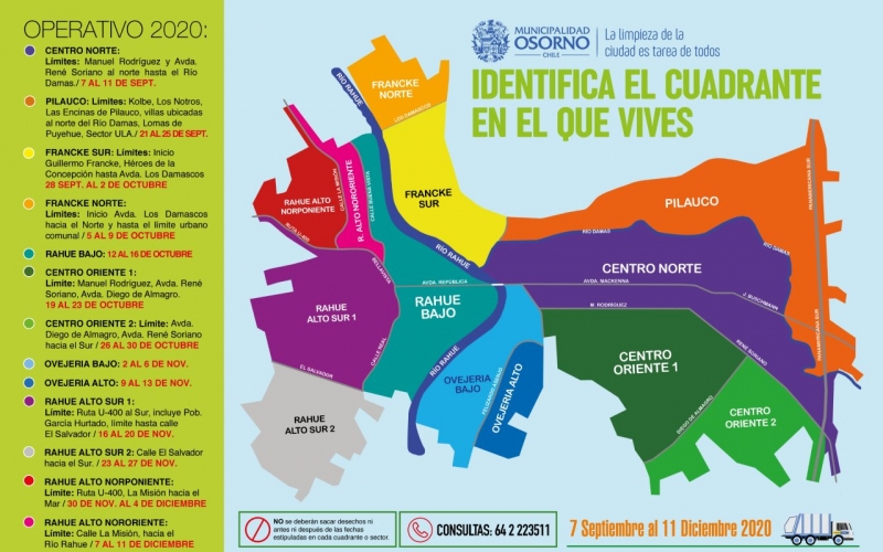 Direccion Municipal De Medio Ambiente Refuerza Cuadrillas Para Retiro De Desechos En Programa Osorno Ciudad Limpia