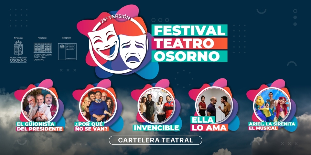 Festival de Teatro Osorno 2024 - Cartelera Teatral